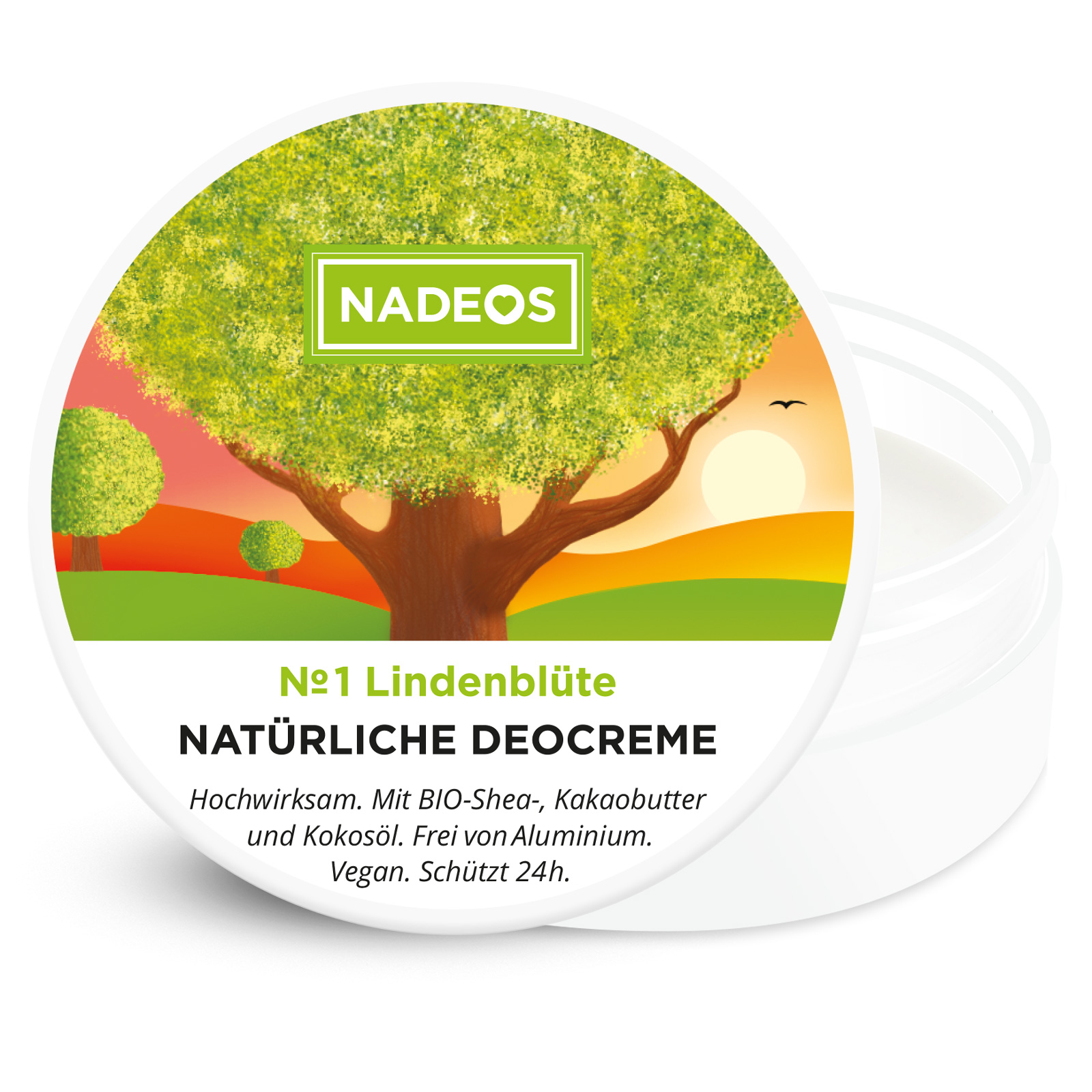 NADEOS-Deocreme-01-Lindenbluete NADEOS Natürliche Deocreme No 1 Lindenblüte