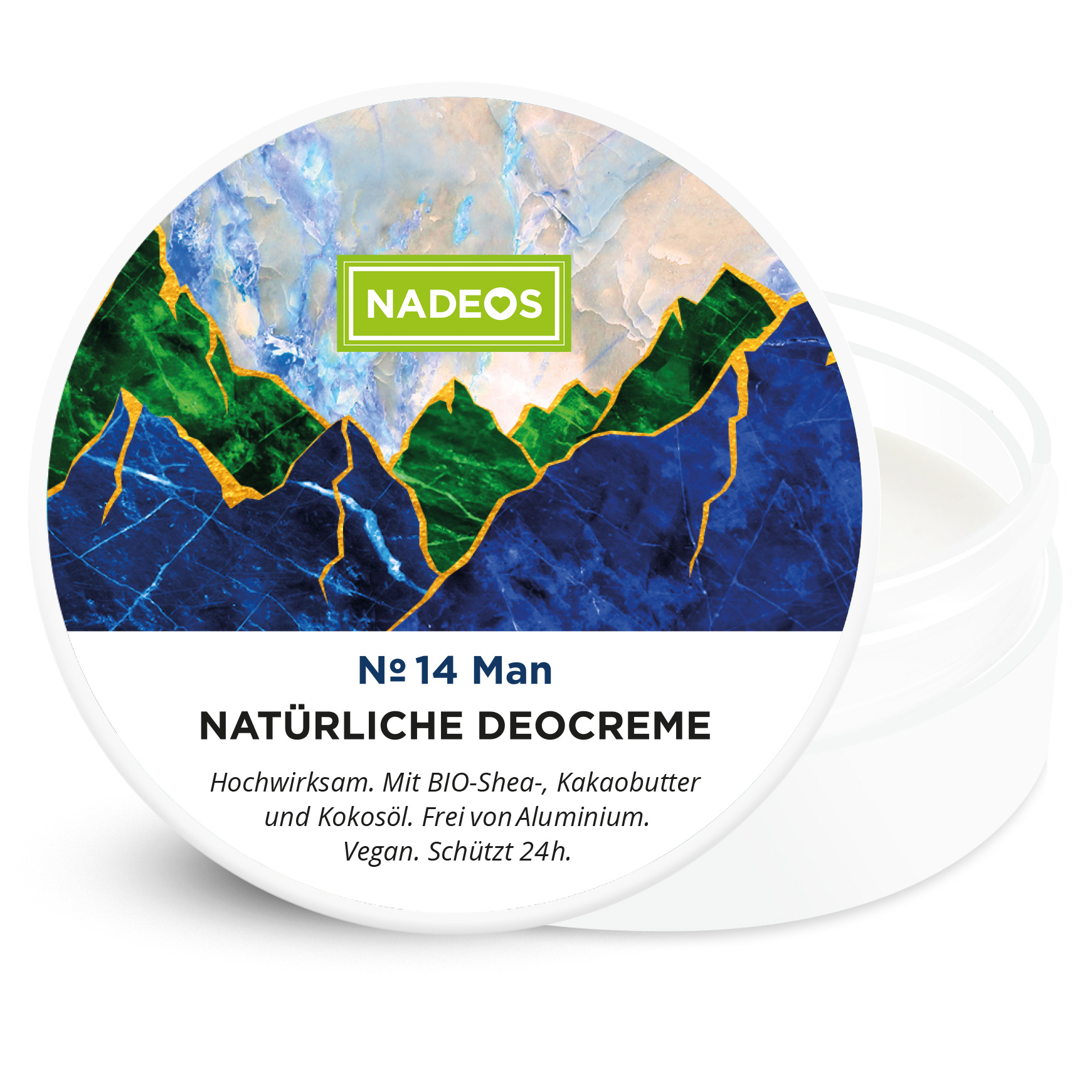 Deocreme-14-Man NADEOS Natürliche Deocreme No 14 Man