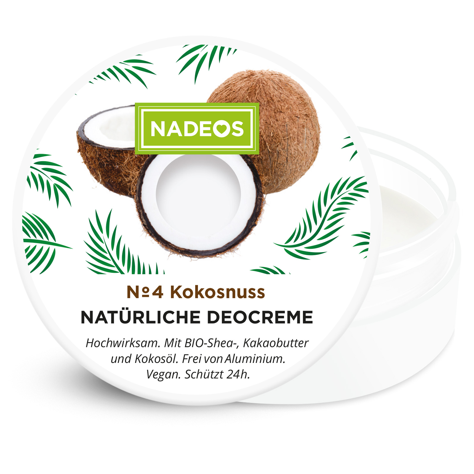 NADEOS-Deocreme-04-Kokos Natürliche Deocreme No 4 Kokosnuss