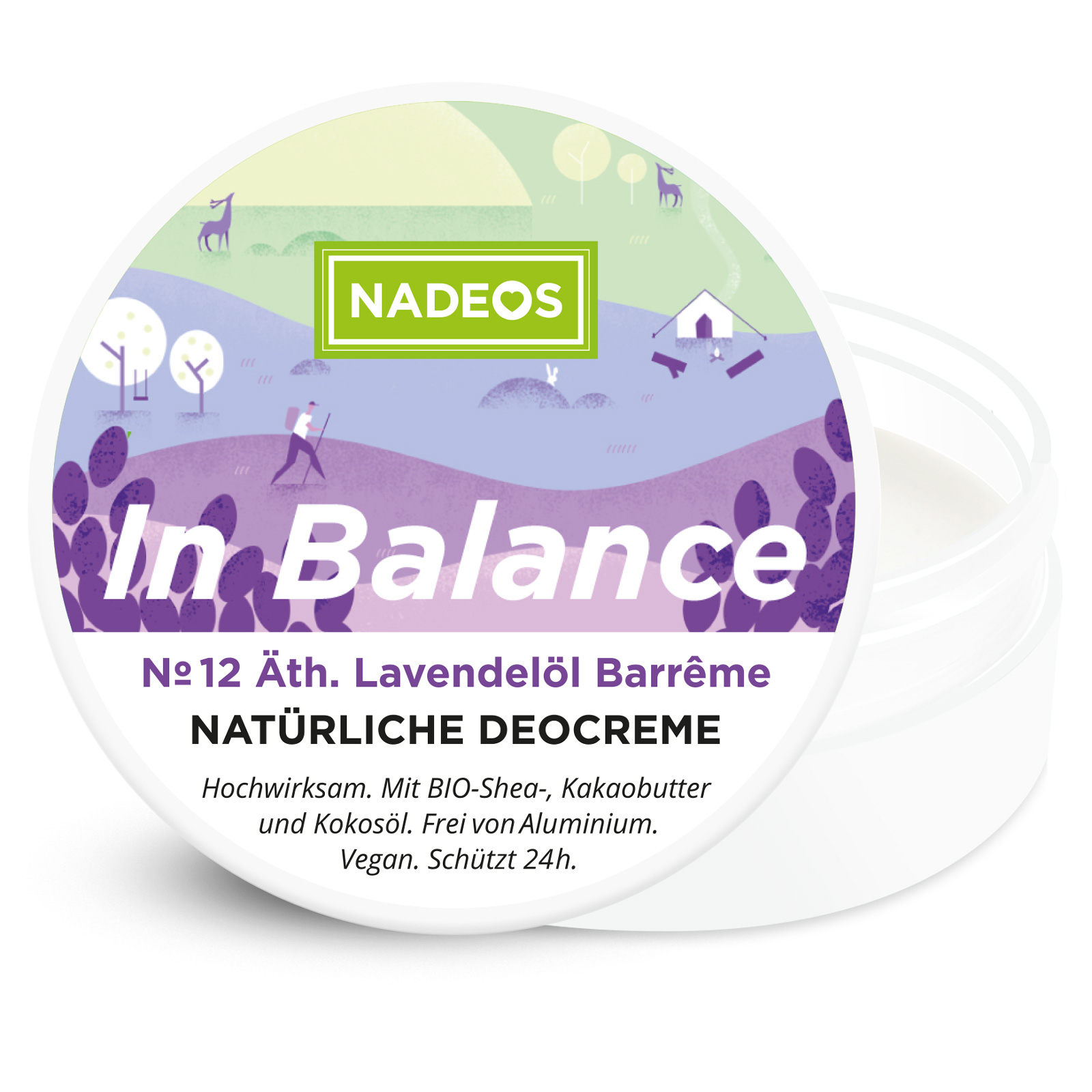 NADEOS-Deocreme-12-Lavendel NADEOS Natürliche Deocreme No 12 Lavendel Barreme