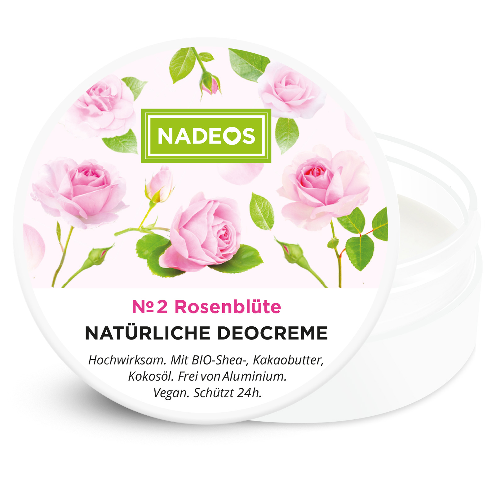NADEOS-Deocreme-02-Rosenbluete NADEOS Natürliche Deocreme No 2 Rosenblüte