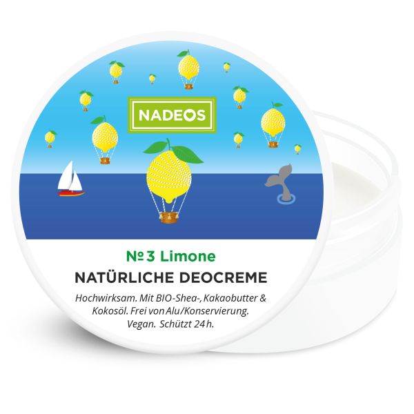 NADEOS Natürliche Deocreme No 3 Limone